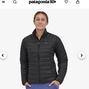 Patagonia Women's L black Down Sweater puffer Jacket